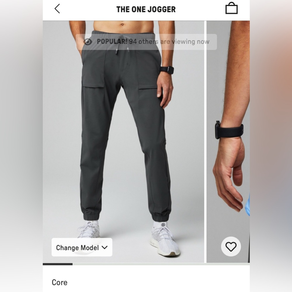 Fabletics One Jogger (Med/27 short)